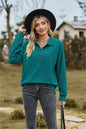 Collared Neck Long Sleeve Blouse