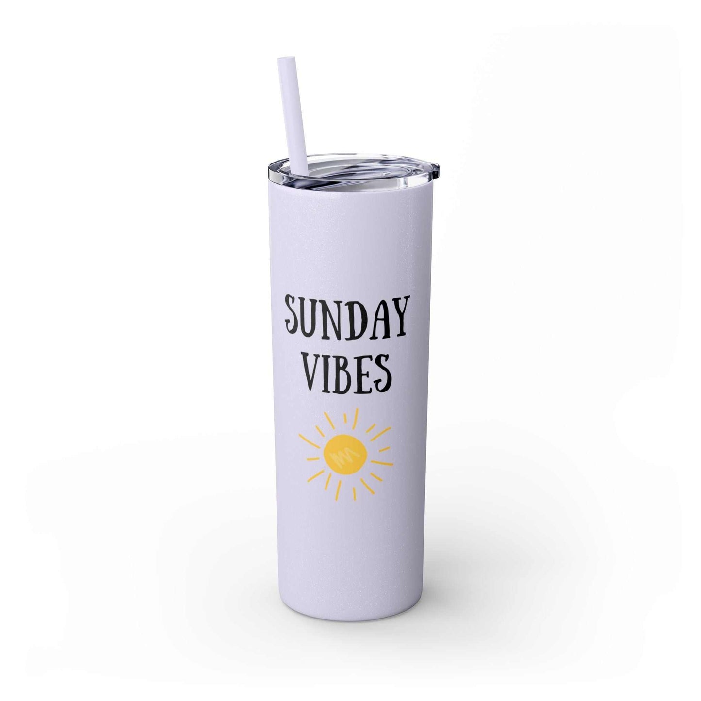 Tumbler - Sunday Vibes 20oz with Straw