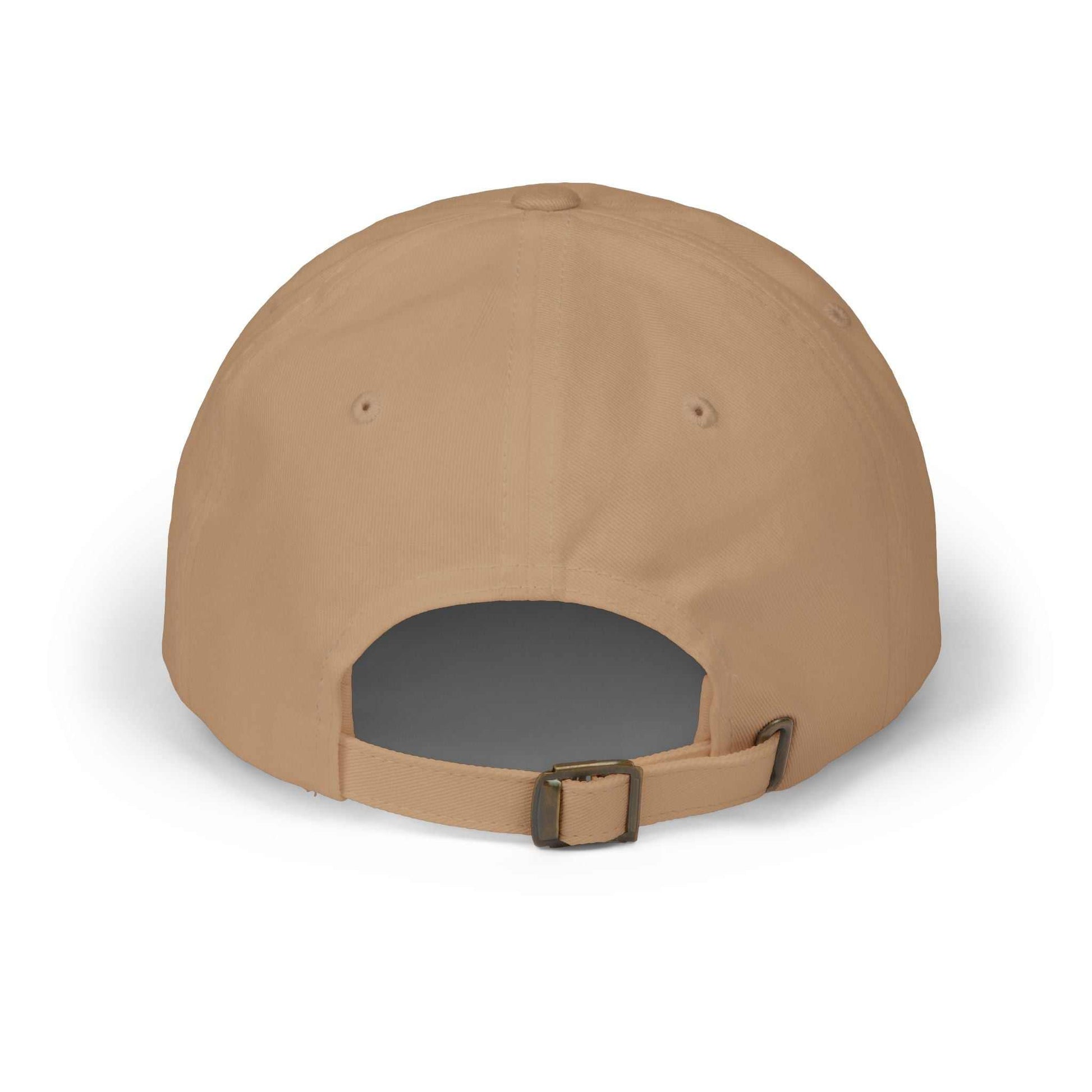 Classic Dad Cap - Queen of Mystery with adjustable snap closure and precurved visor.