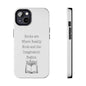 Durable Quote Book Phone Case with floral book graphic, ideal for literary enthusiasts.