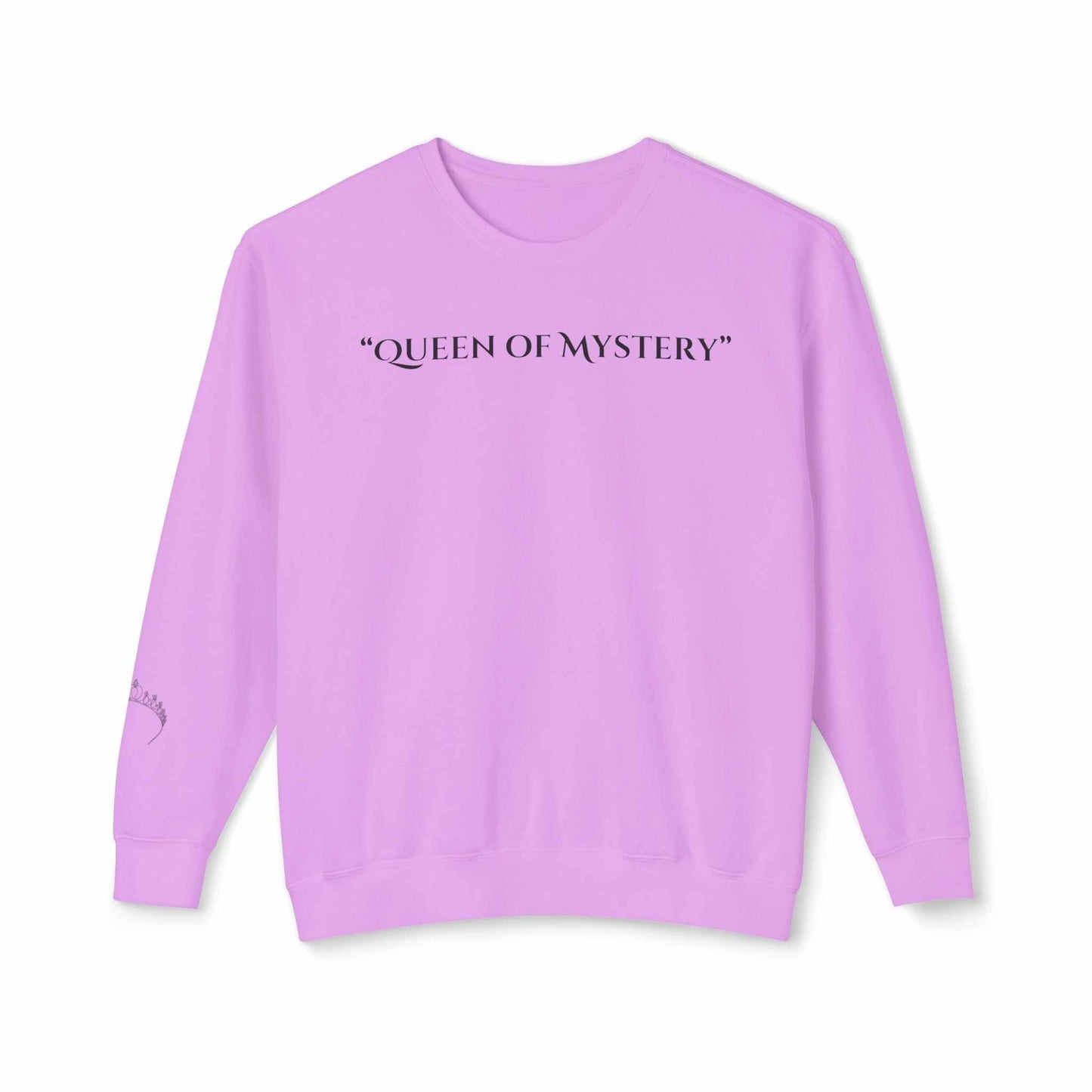 Queens Mystery Sweatshirt with enigmatic design, ideal for casual and lounge wear.