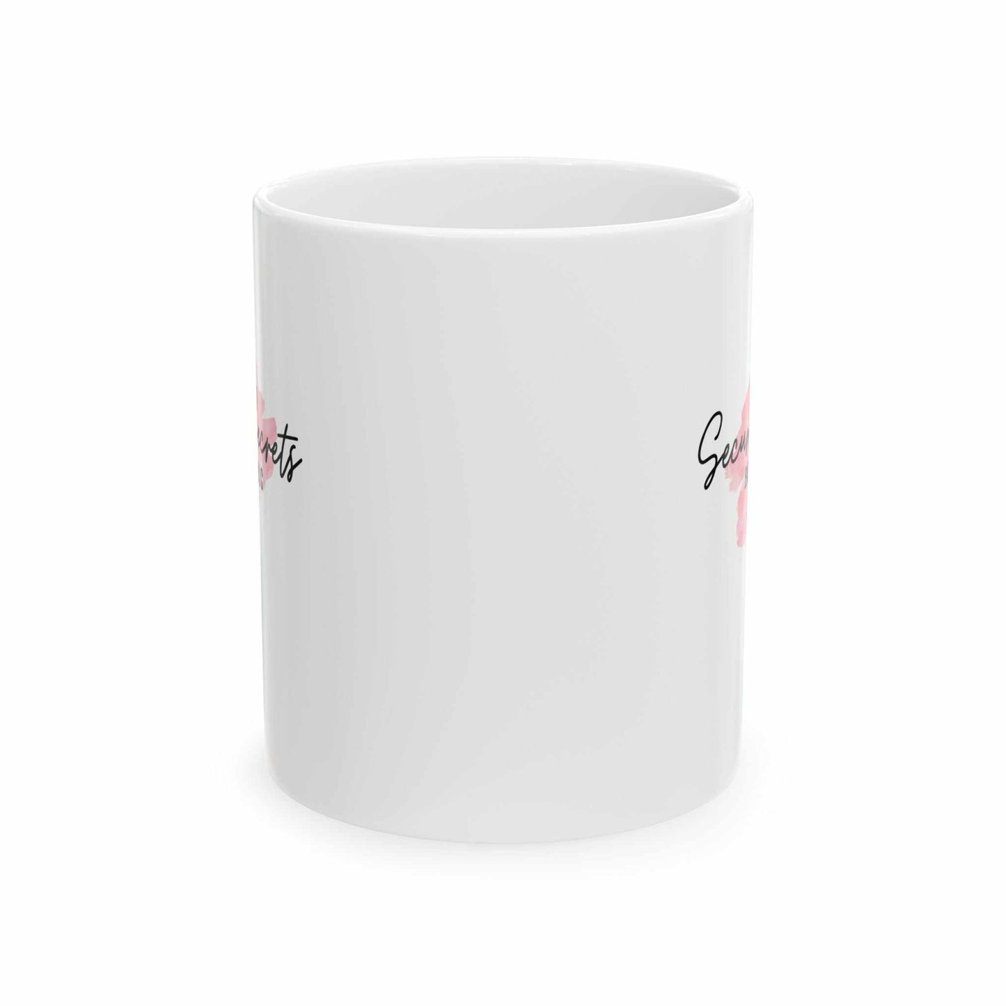 Ceramic coffee mug with business logo, available in 11oz and 15oz sizes.