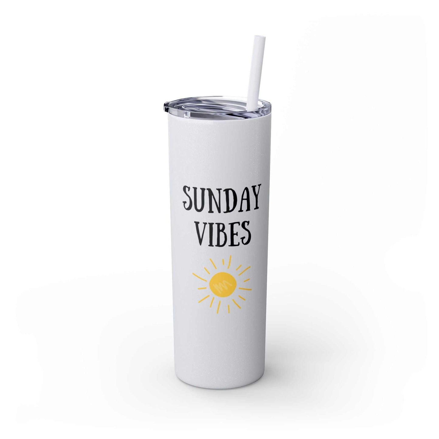 Tumbler - Sunday Vibes 20oz with Straw