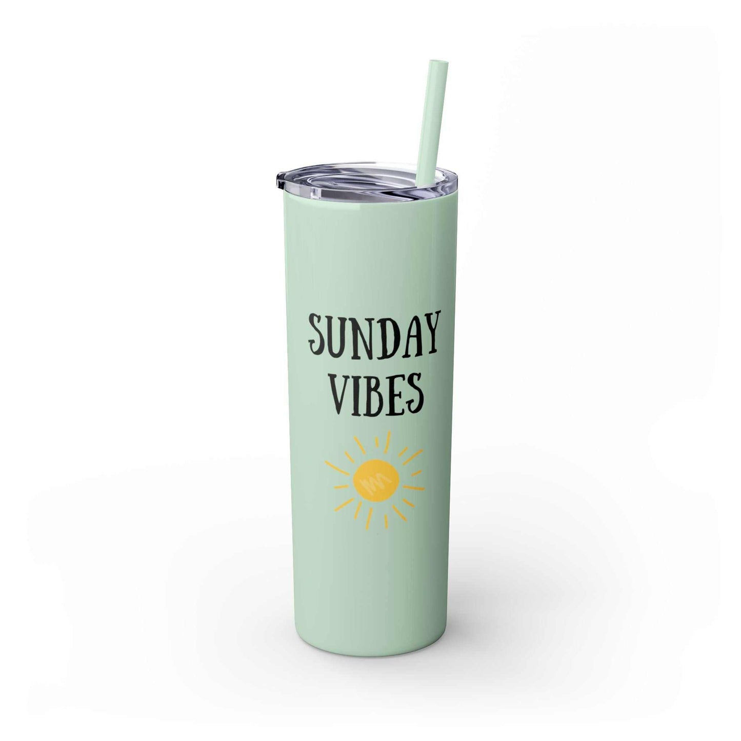 Tumbler - Sunday Vibes 20oz with Straw