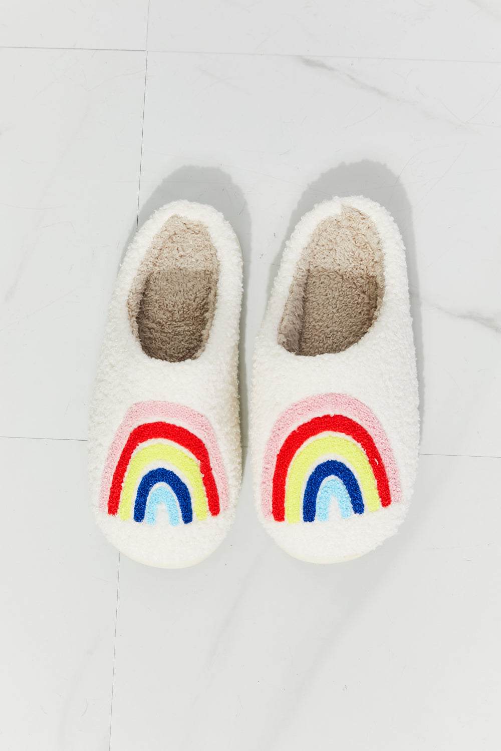 MMShoes Rainbow Plush Slipper