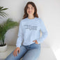 Tsundoku crewneck sweatshirt with book collecting definition, ideal for avid readers.