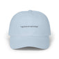 Classic Dad Cap with "Queen of Mystery" text, versatile and empowering design.