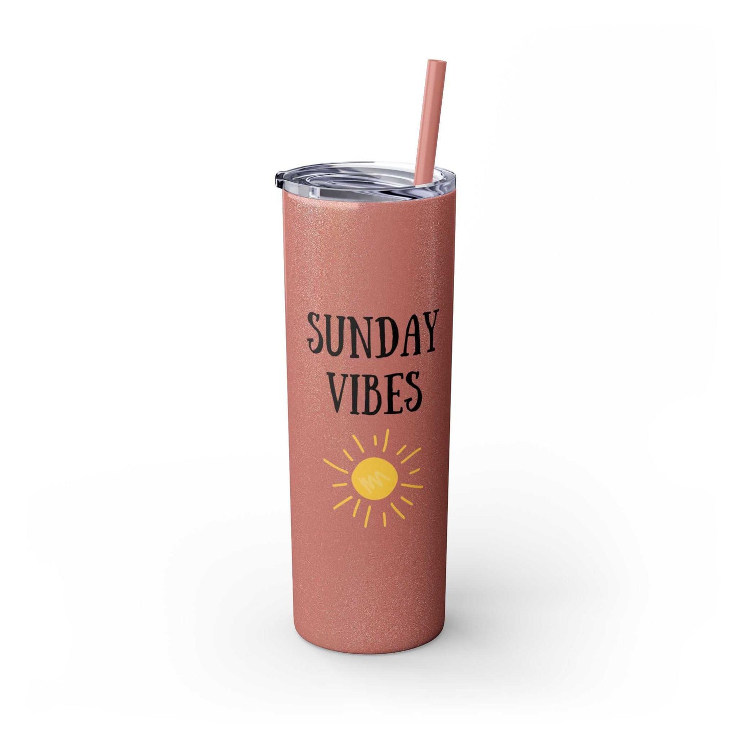 Tumbler - Sunday Vibes 20oz with Straw