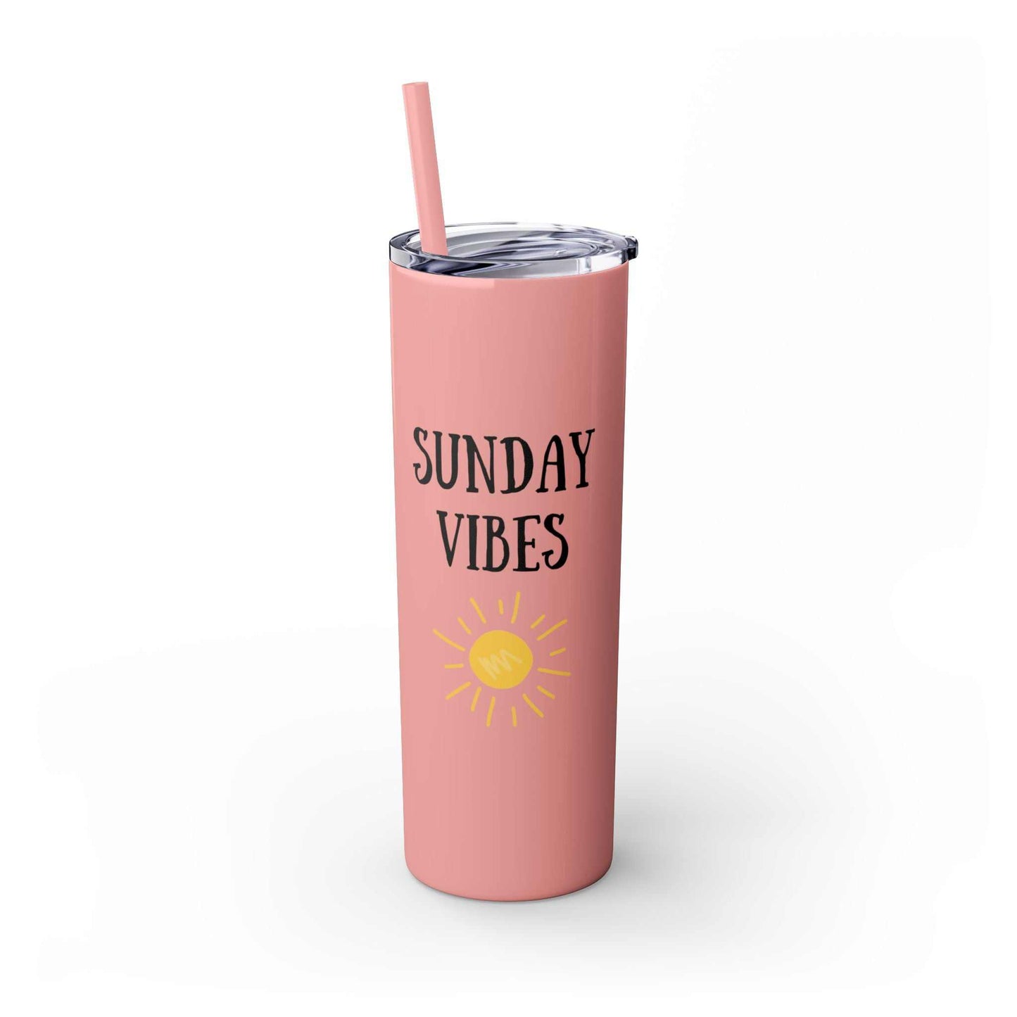 Tumbler - Sunday Vibes 20oz with Straw