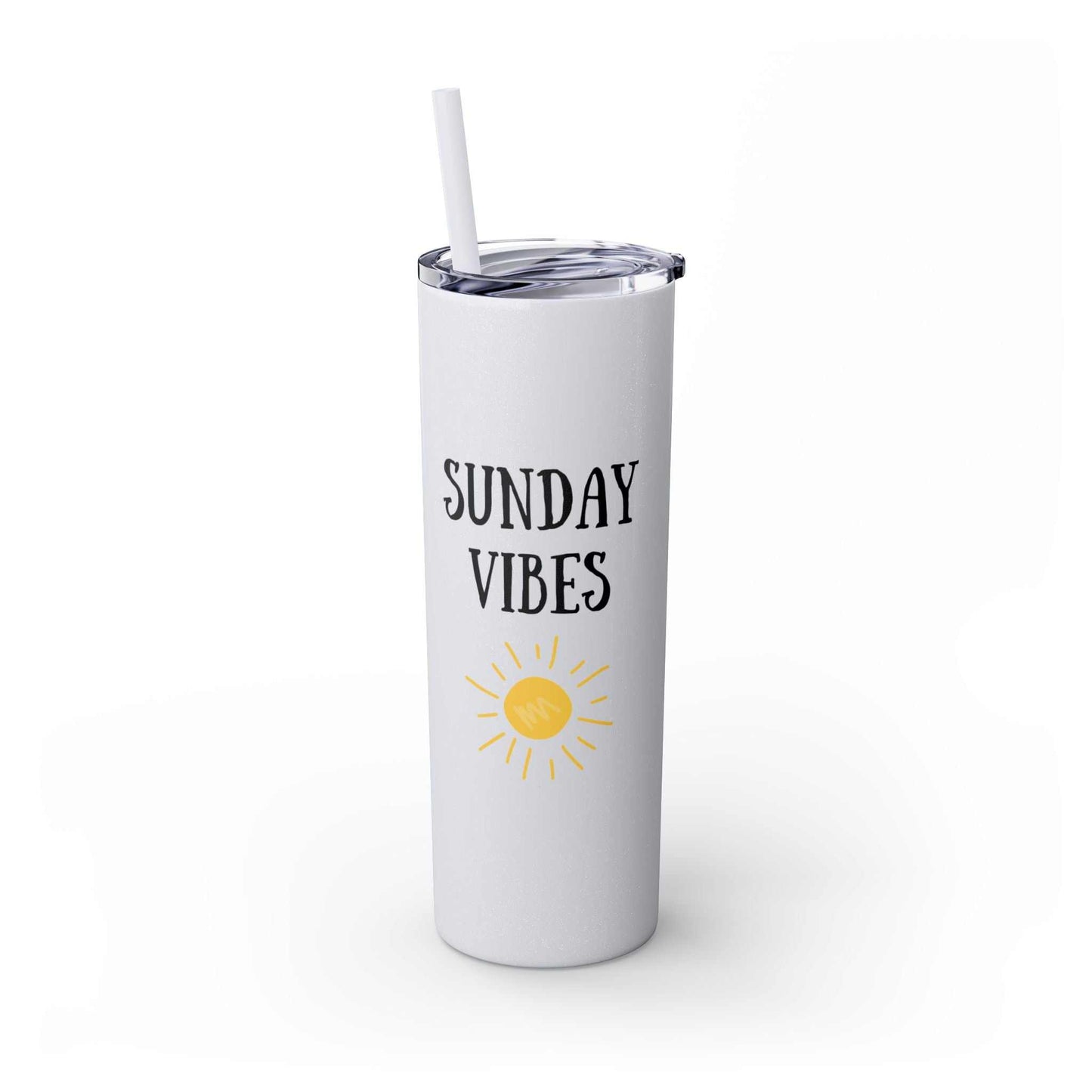 Tumbler - Sunday Vibes 20oz with Straw