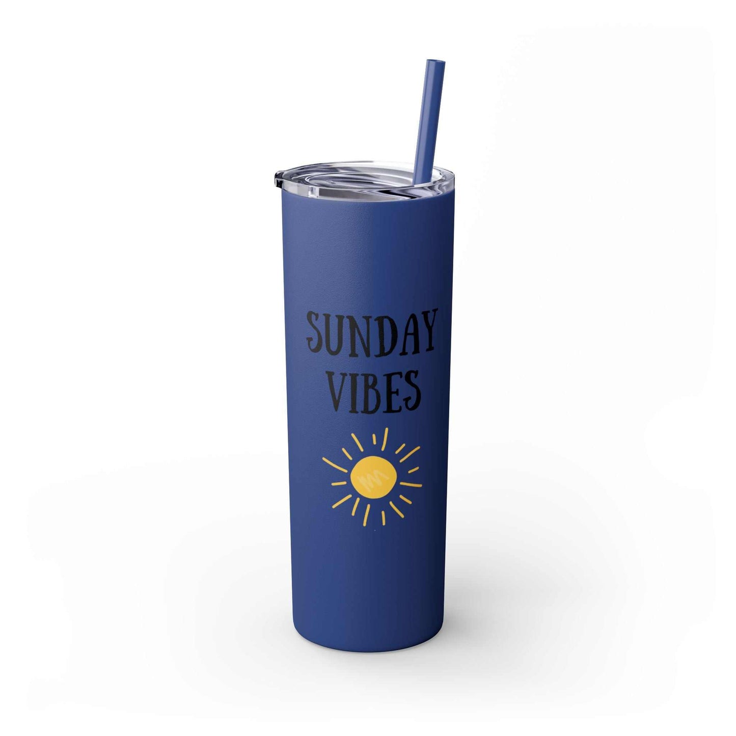 Tumbler - Sunday Vibes 20oz with Straw