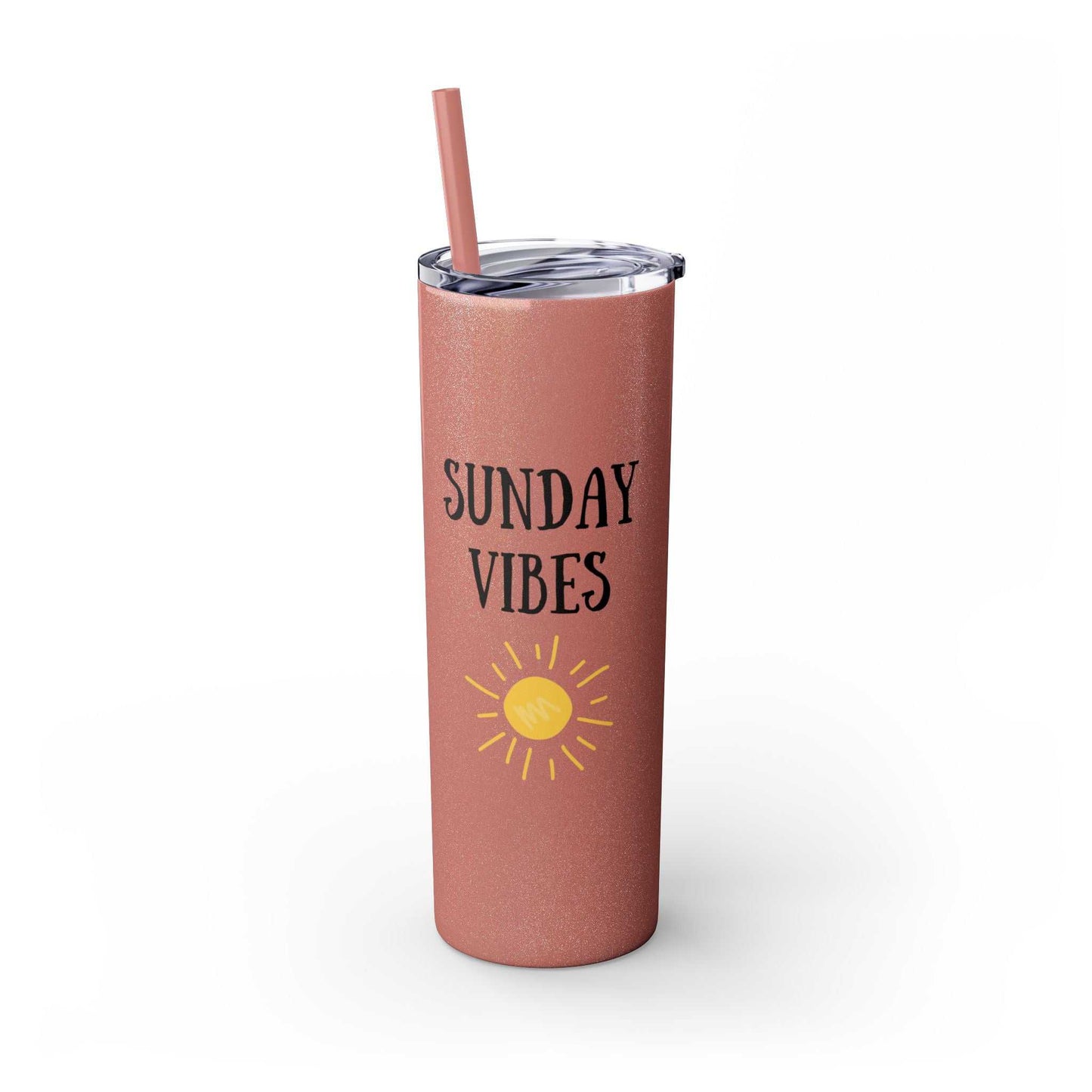 Tumbler - Sunday Vibes 20oz with Straw