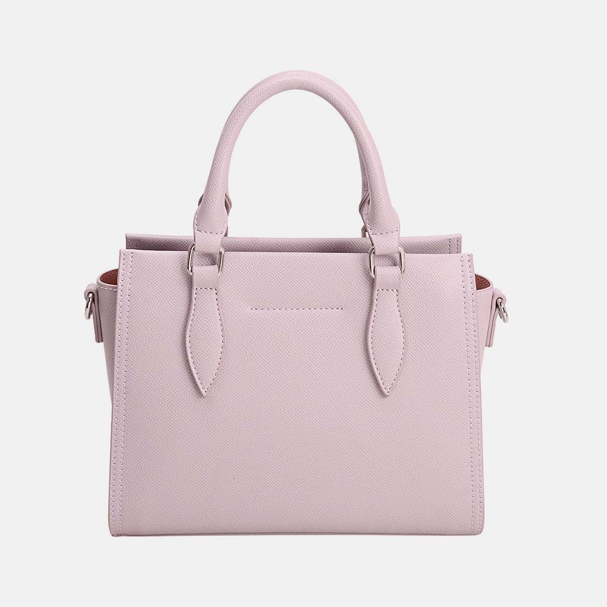 David Jones PU Leather Handbag, chic medium-sized accessory with spacious interior and adjustable strap.