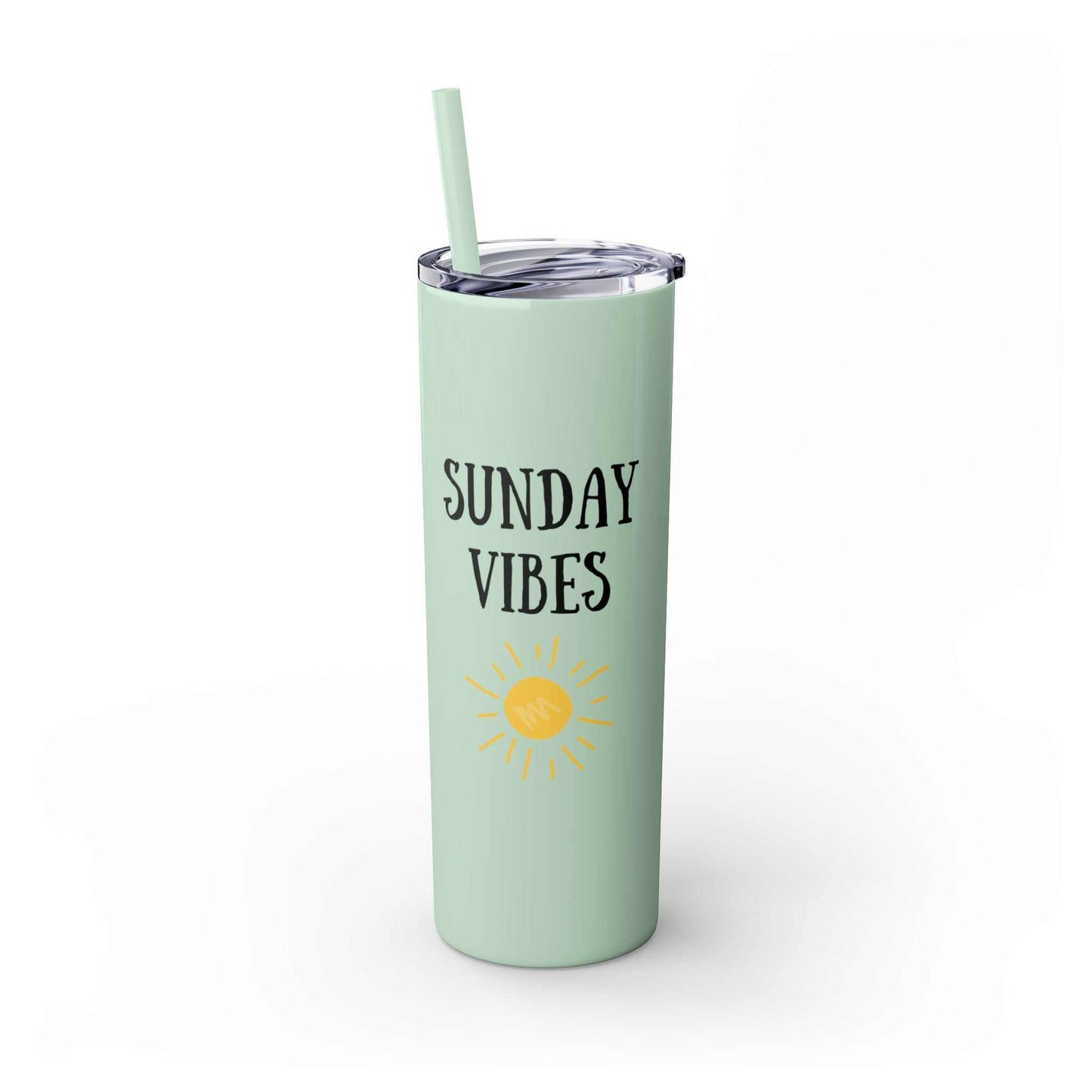 Tumbler - Sunday Vibes 20oz with Straw