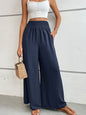 Perfee Wide Waistband Relax Fit Long Pants