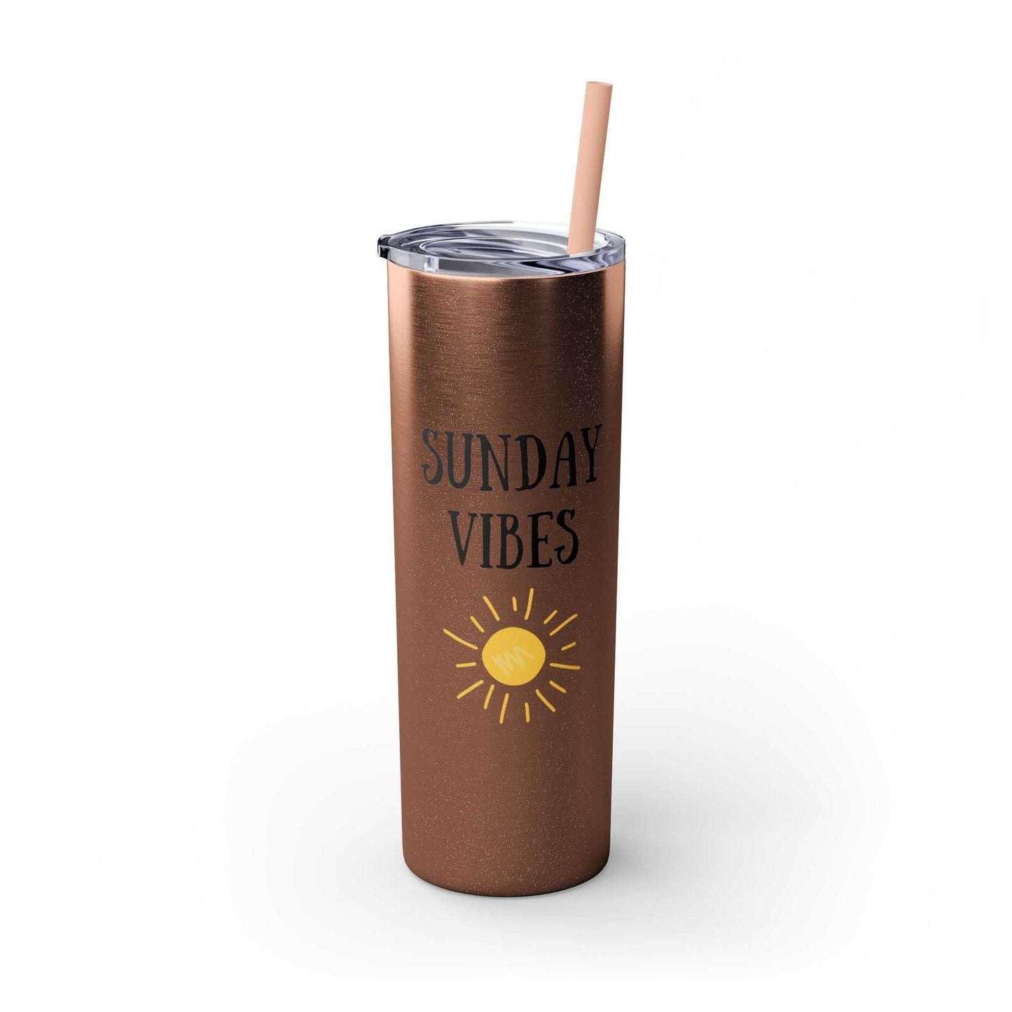 Tumbler - Sunday Vibes 20oz with Straw