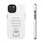 Quote Book Phone Case with floral book graphic and inspiring quote.