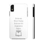 Quote Book Phone Case with floral book graphic and quote for book lovers.