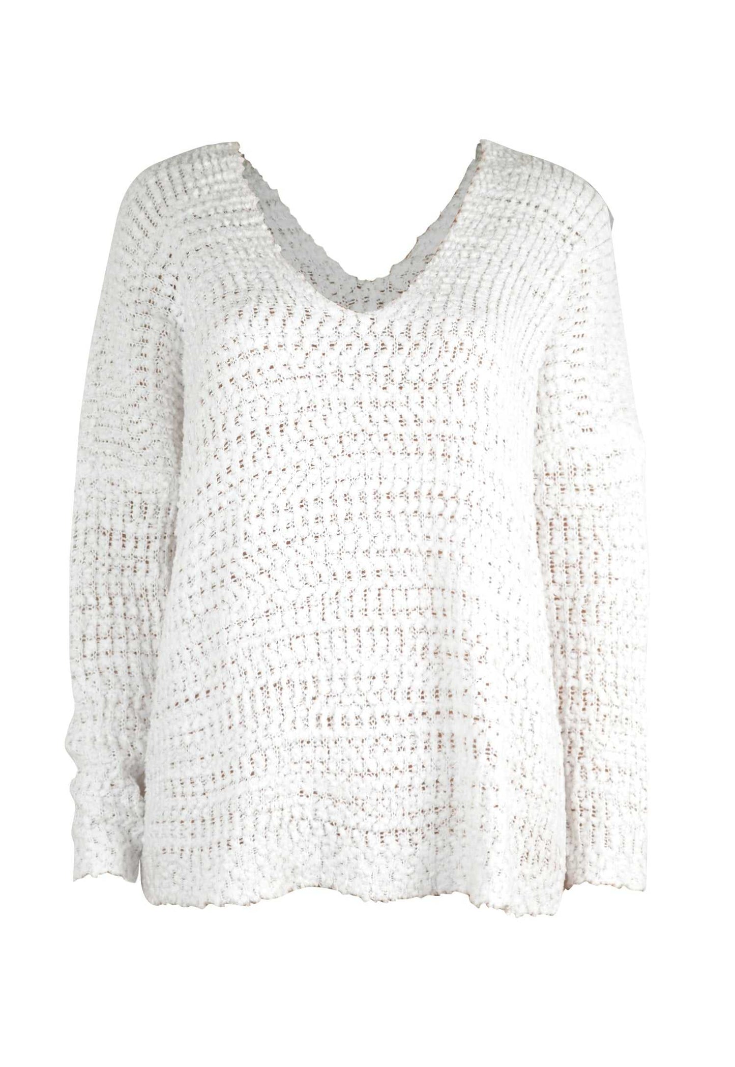 Angel Wings Single Shoulder Long Sleeve Sweater, basic style with moderate stretch, 100% acrylic.