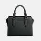 David Jones PU Leather Handbag with sturdy handles and adjustable shoulder strap.