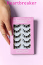 PINK BEAUTY Mink Eyelashes 5 Pairs in pink packaging