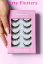 PINK BEAUTY Mink Eyelashes 5 Pairs packaging, luxurious and natural look.