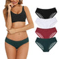 Women's lace panties hipster in various colors, low rise full briefs with geometric lace pattern.